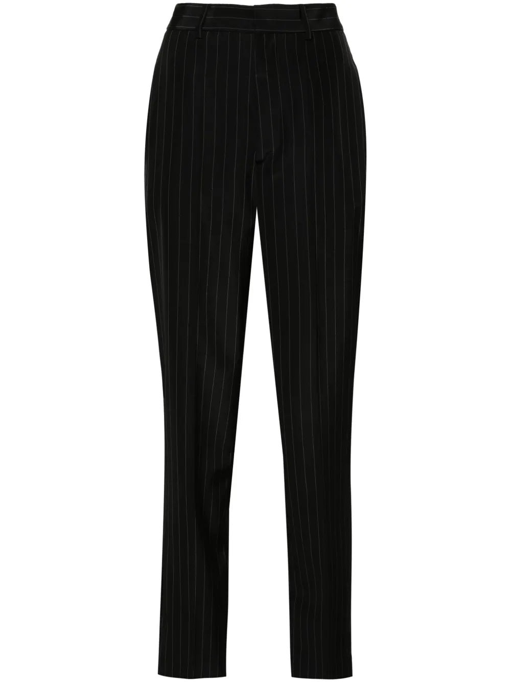 Pinstripe Tapered Trousers