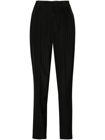 Pinstripe Tapered Trousers