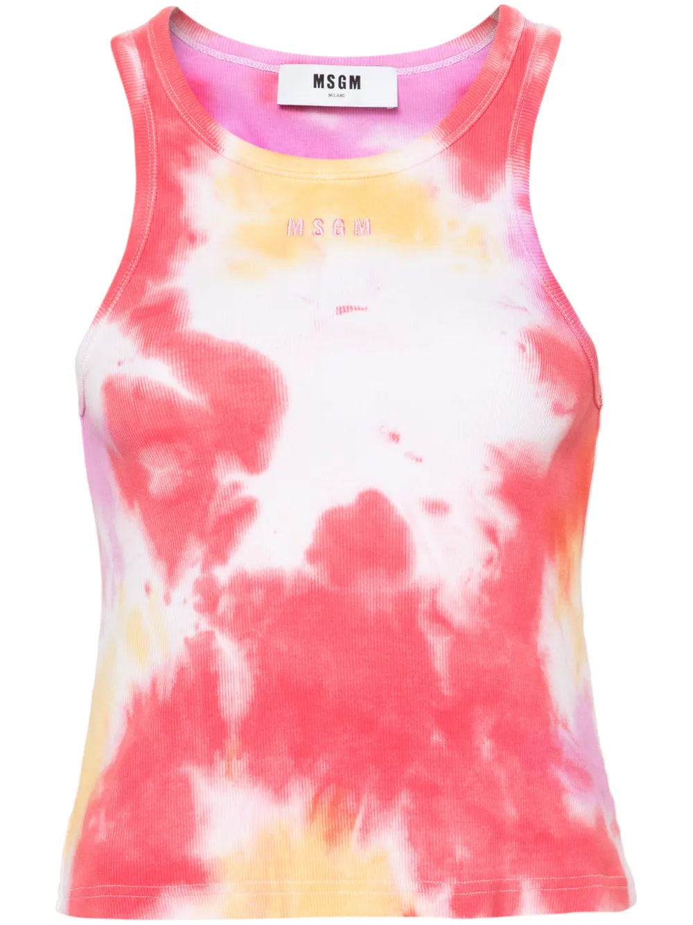 Tie-Dye Ribbed Tank Top