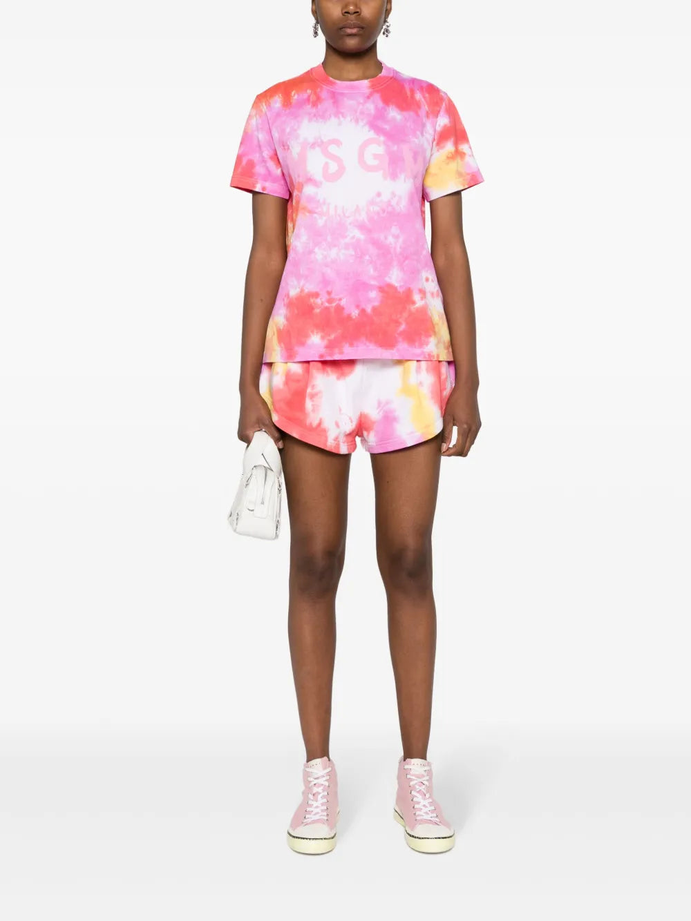 Embroidered-Logo Shorts