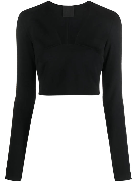 Square-Neck Cropped Top