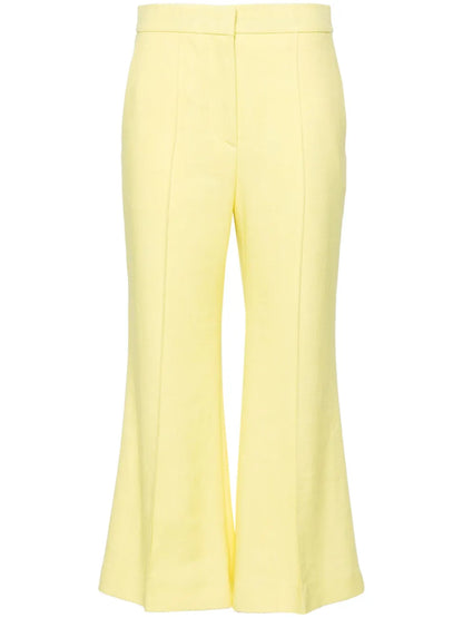 Mid-Rise Cropped Trousers