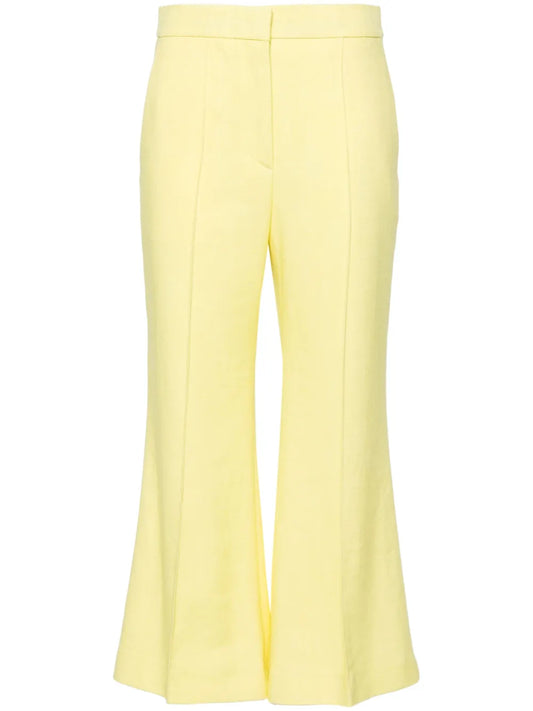 Mid-Rise Cropped Trousers