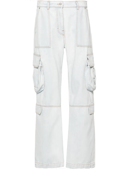 Mid-Rise Straight-Leg Jeans