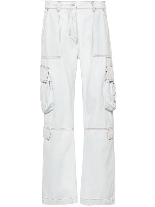 Mid-Rise Straight-Leg Jeans