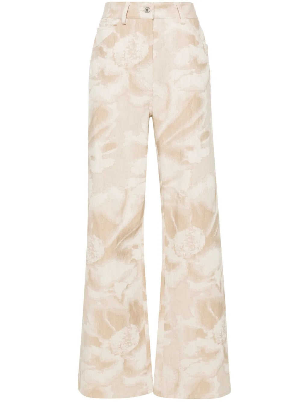 High-Waist Straight-Leg Jeans