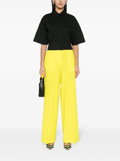High-Waist Tailored Trousers
