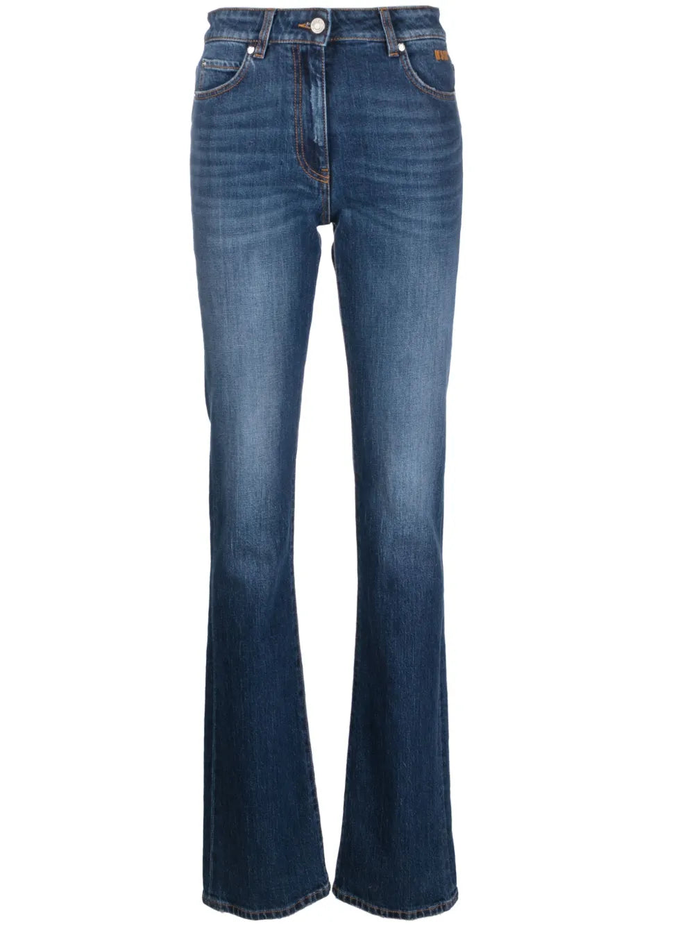 High-Rise Slim-Fit Bootcut Jeans