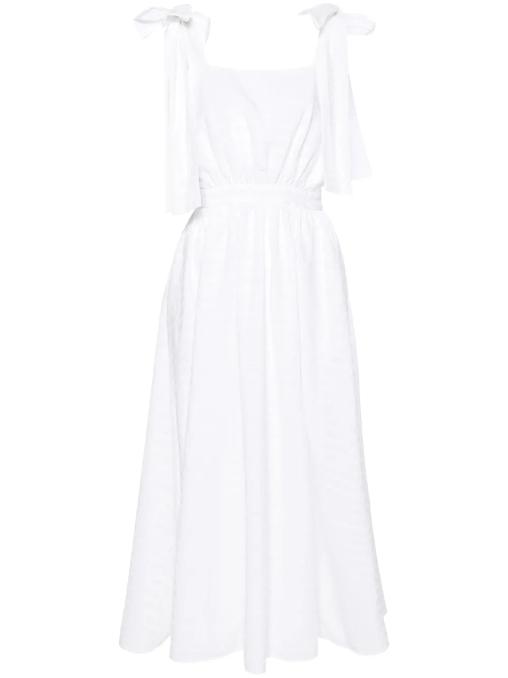 Bow-Detail Midi Dress