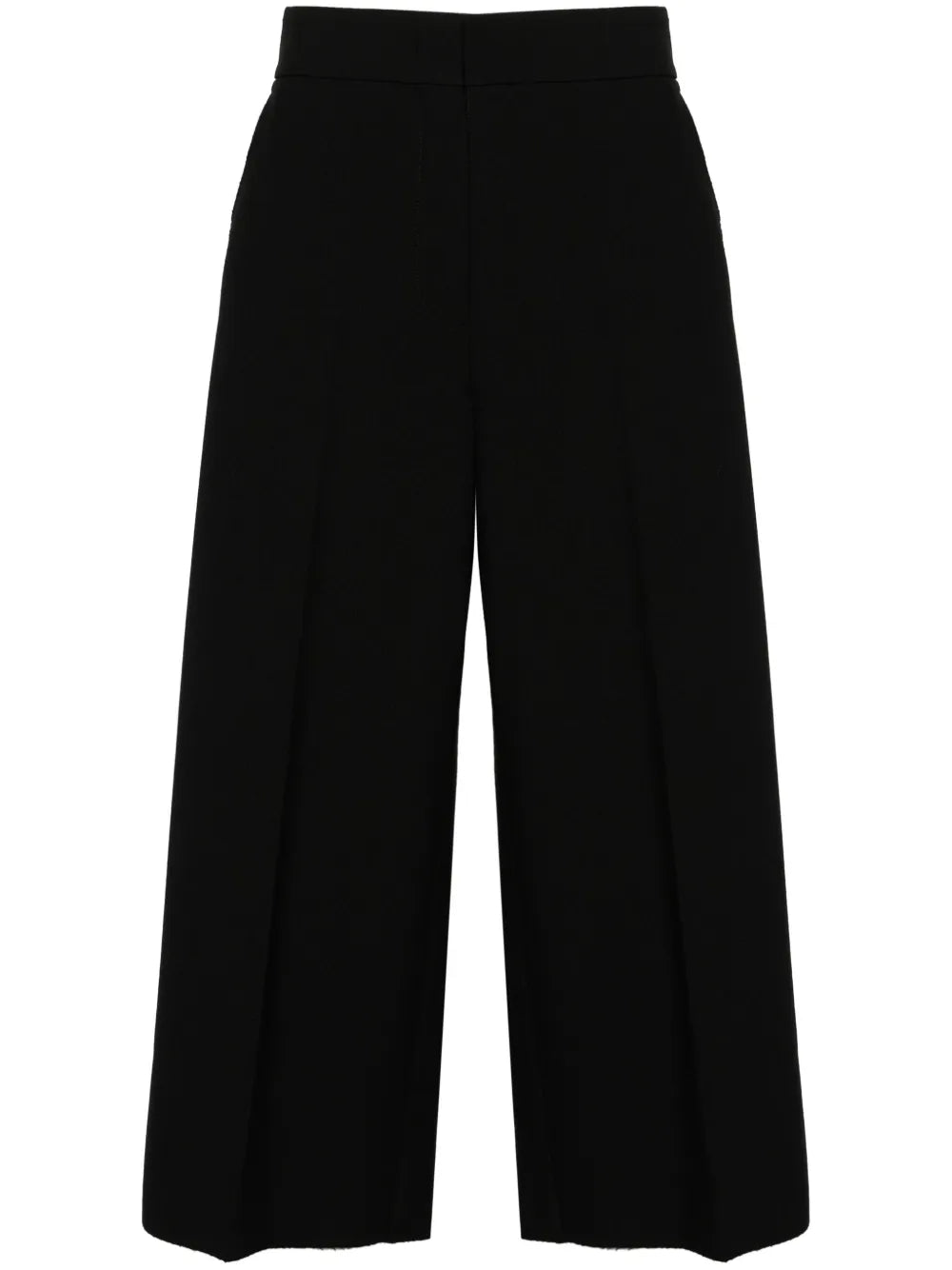 Cropped Wide-Leg Trousers
