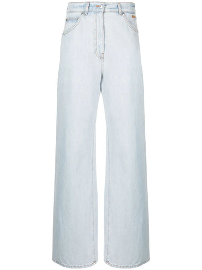 High-Rise Wide-Leg Jeans