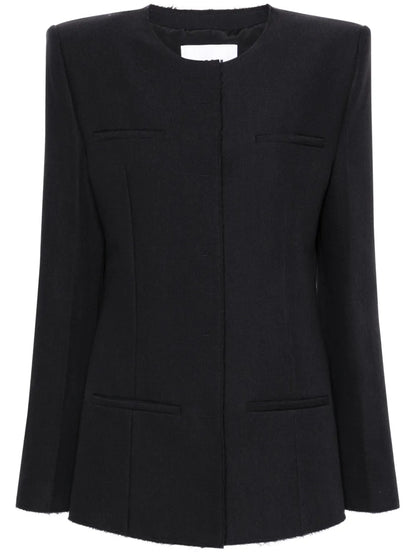 Raw-Cut Tailored Jacket