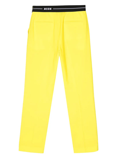 Tapered Virgin Wool Trousers