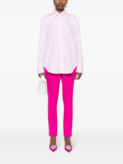 Rhinestone-Embellished Shirt