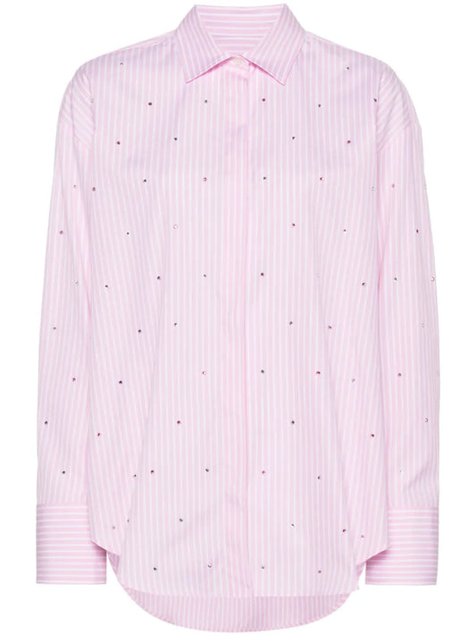 Rhinestone-Embellished Shirt