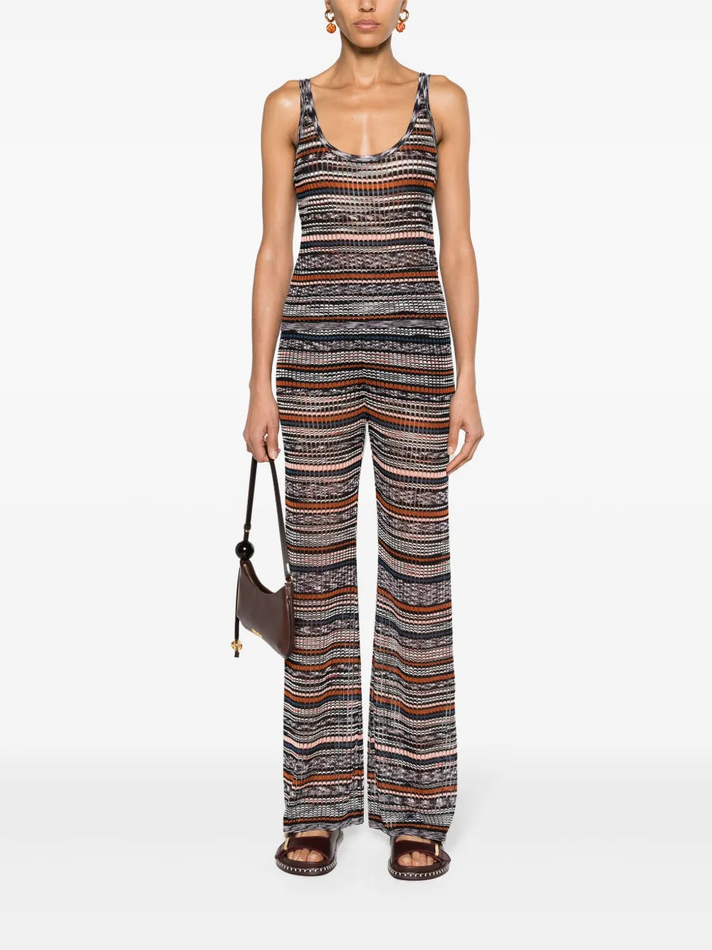 Striped Ribbed Tank Top
