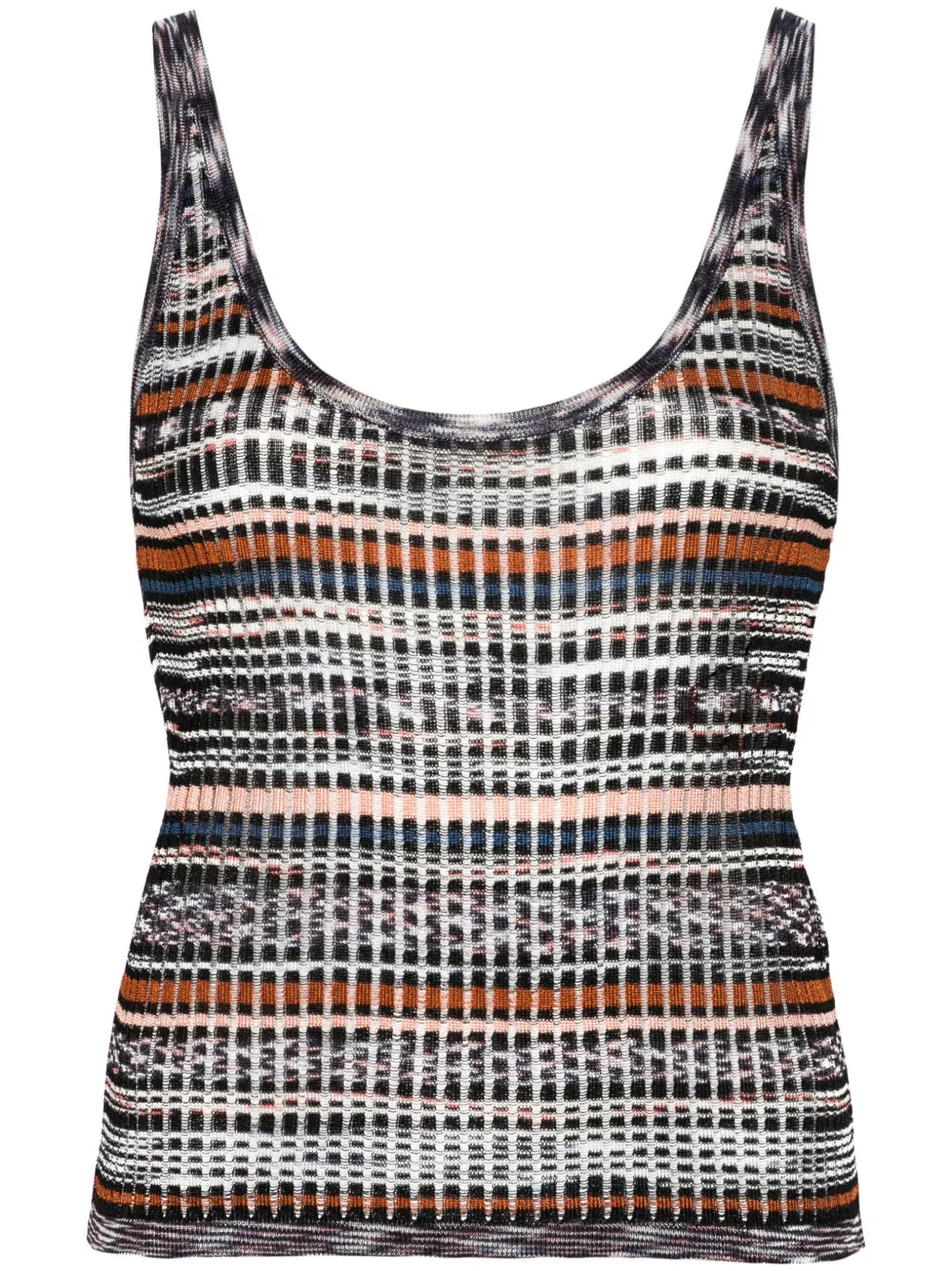 Striped Ribbed Tank Top