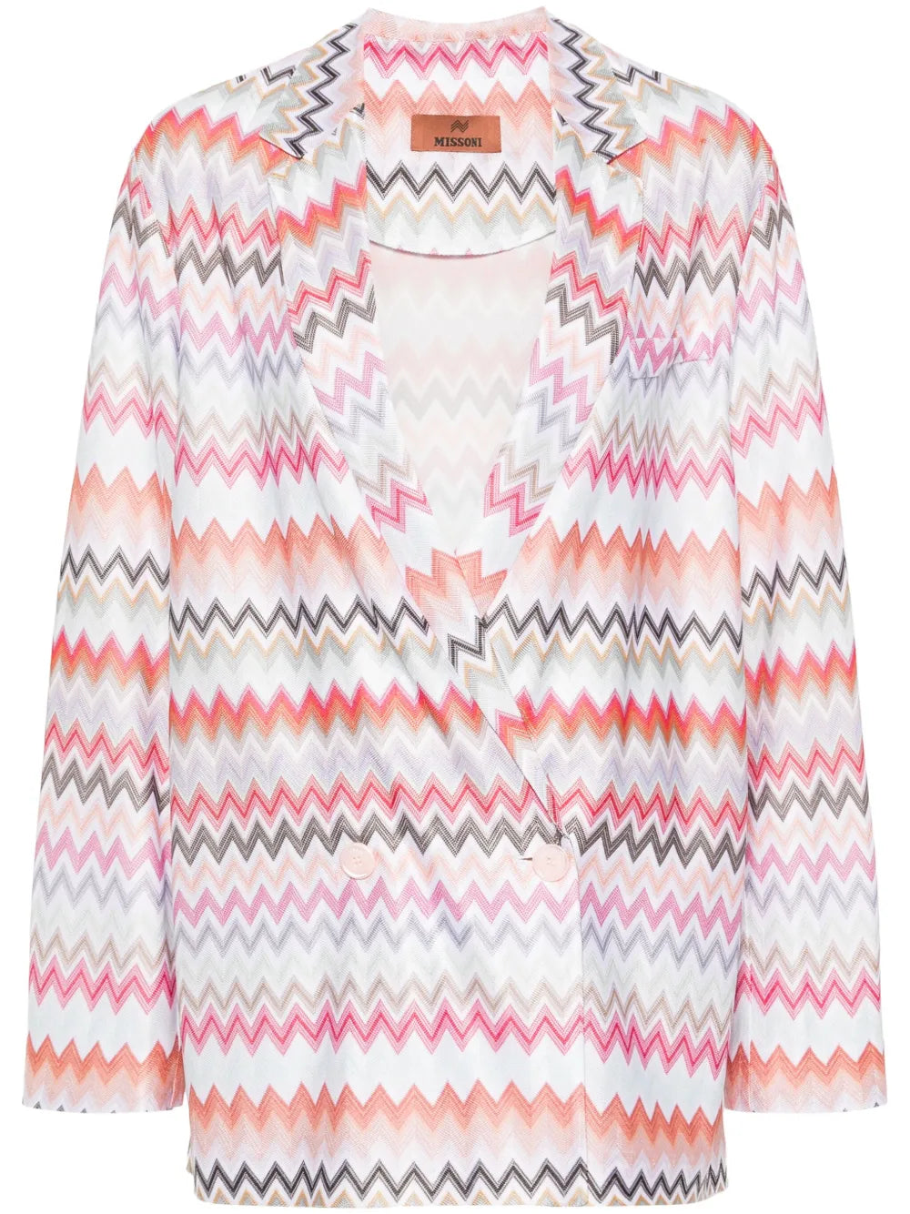 Zigzag-Woven Blazer