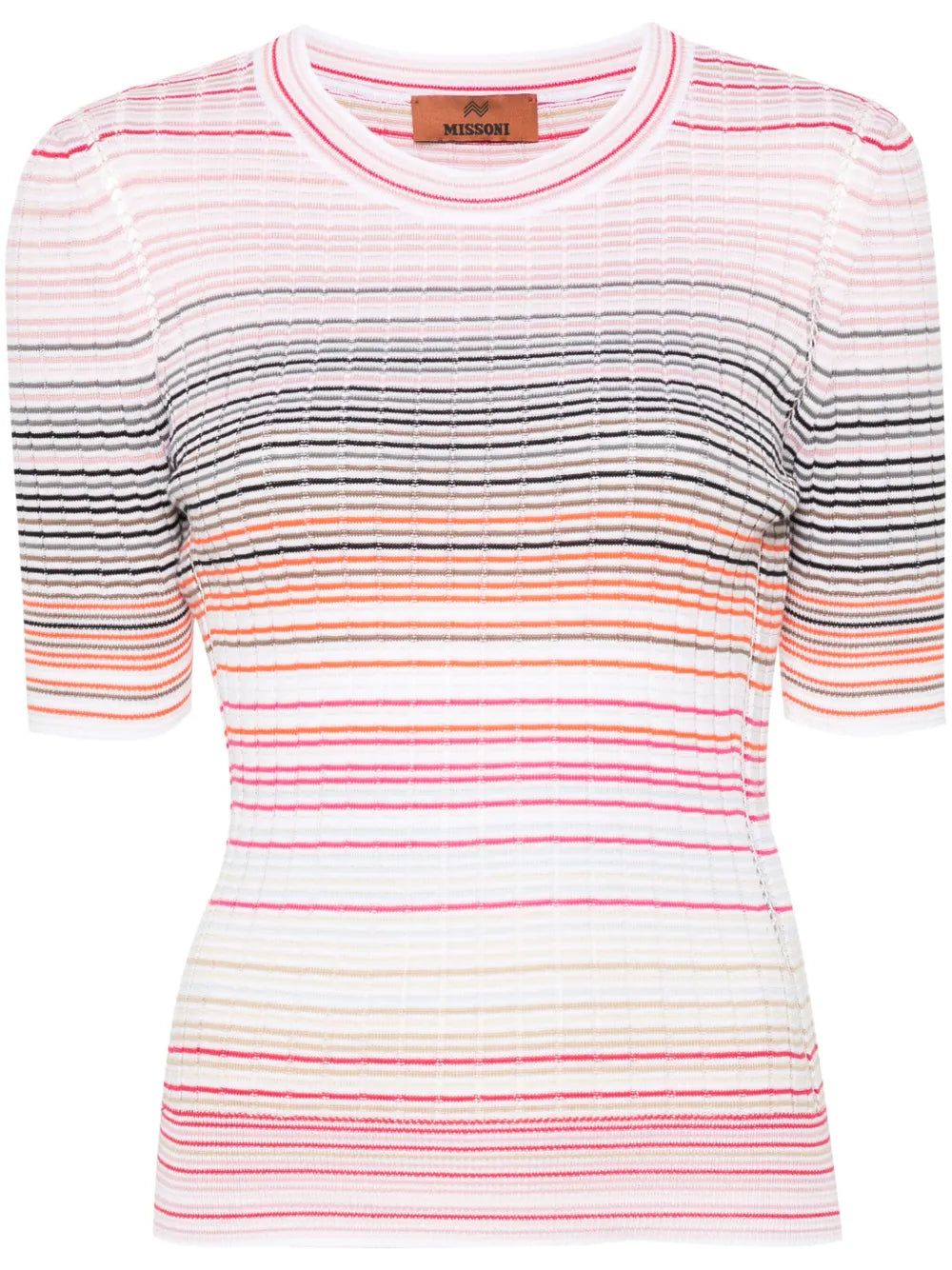 Stripe-Pattern Knitted Jumper