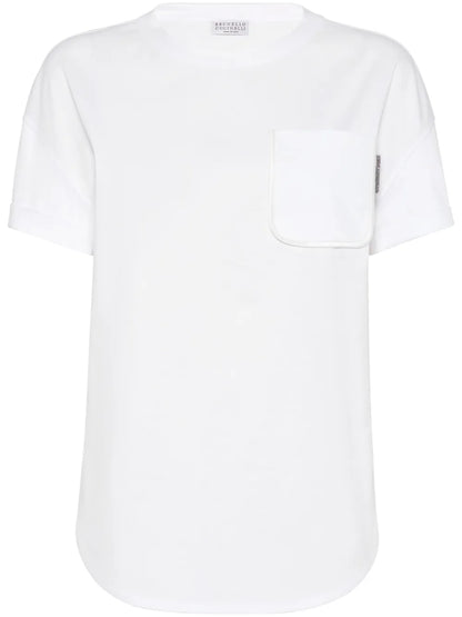 Crew-Neck Cotton T-Shirt