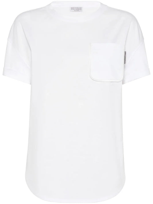 Crew-Neck Cotton T-Shirt