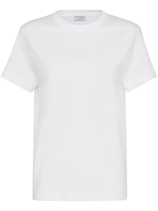 Monili-Trim Cotton T-Shirt