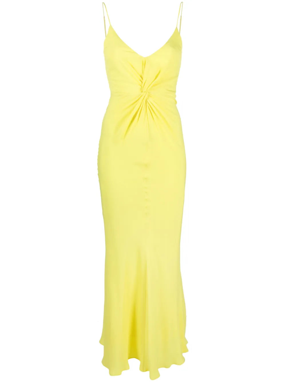 Knot-Detailed Long-Length Dress