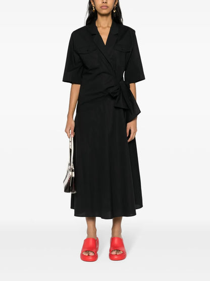 Wraparound Midi Dress