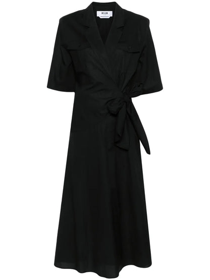 Wraparound Midi Dress