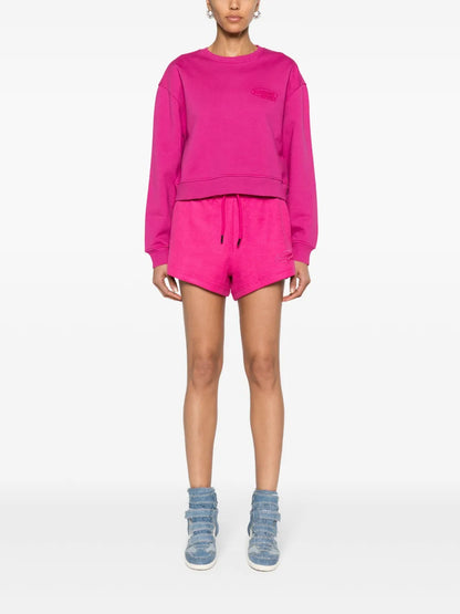 Logo-Embroidered Cotton Shorts