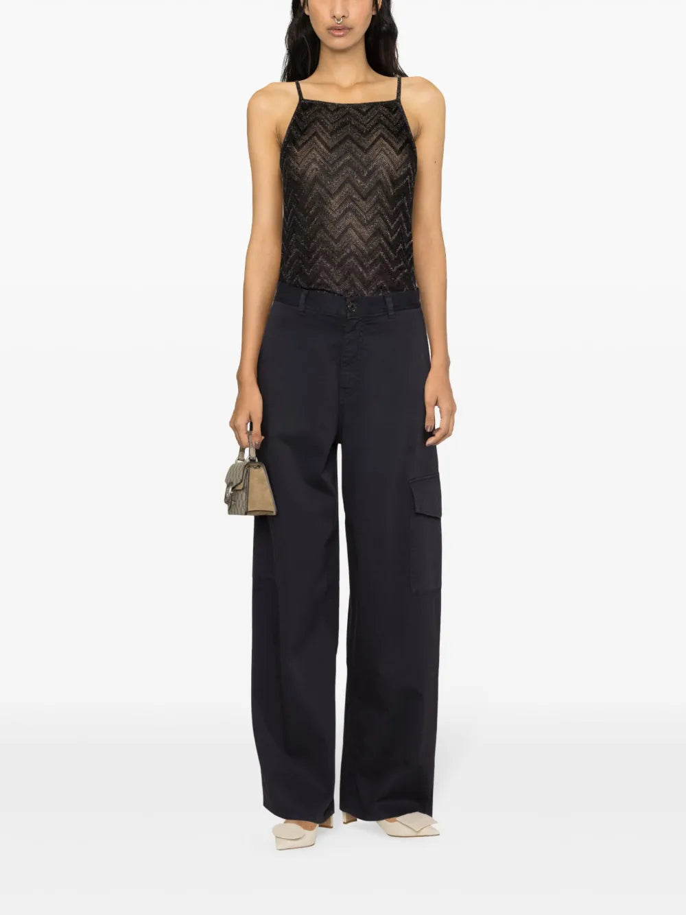Straight-Leg Cargo Trousers