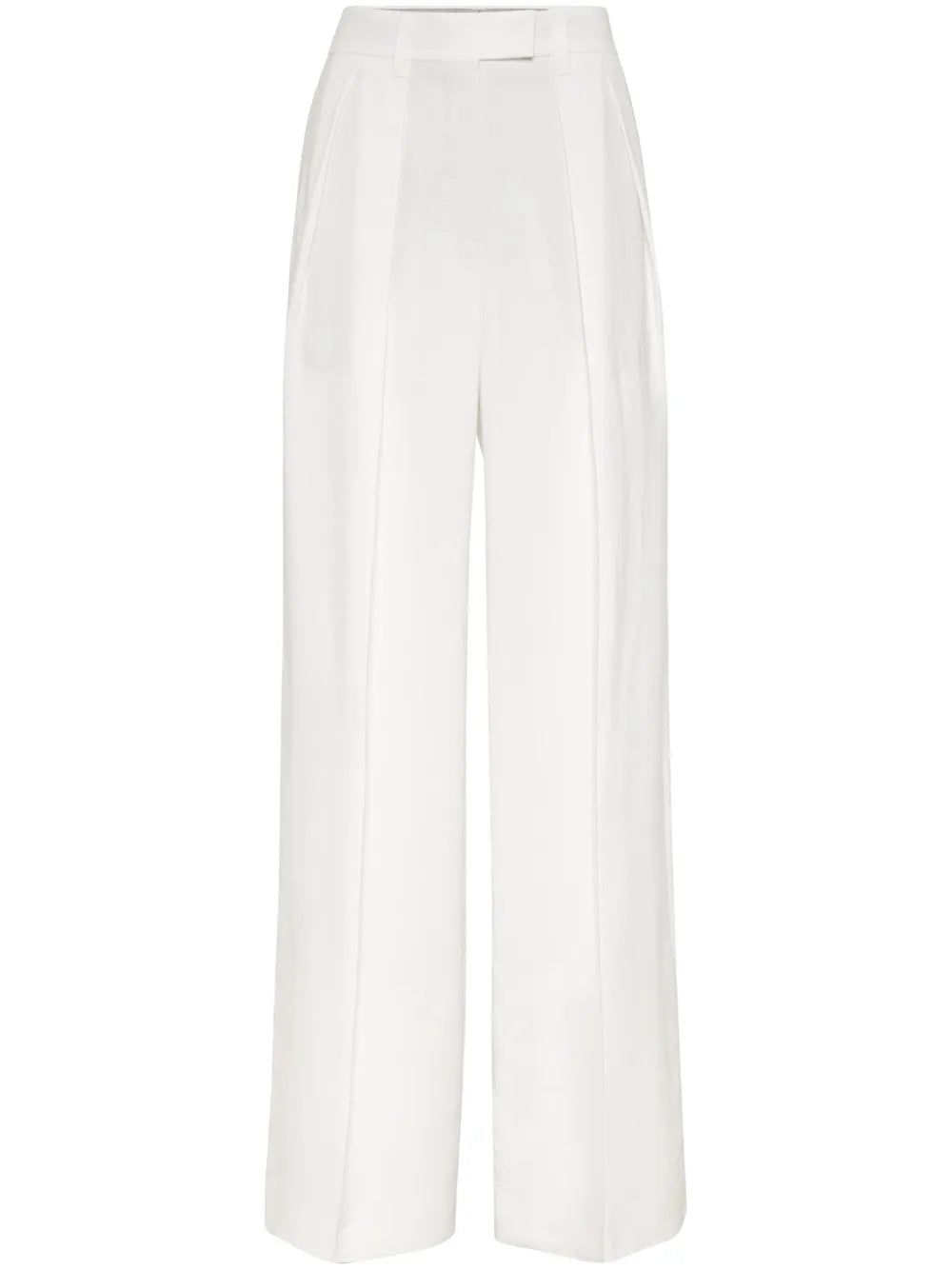 Wide-Leg Tailored Trousers