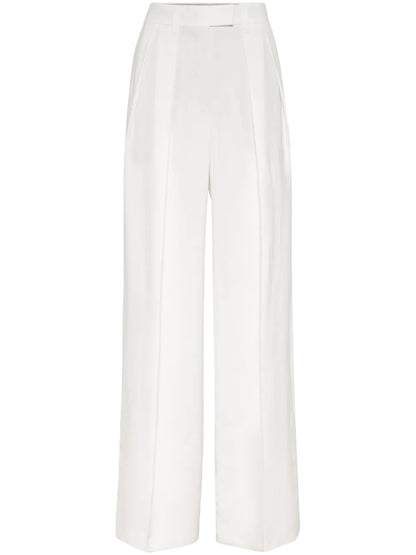 Wide-Leg Tailored Trousers