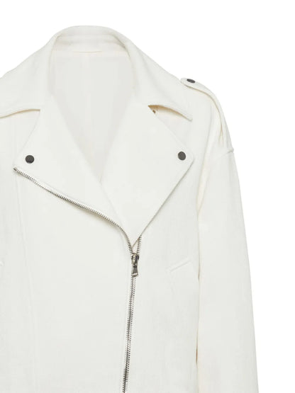 Zip-Up Biker Jacket
