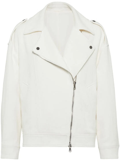 Zip-Up Biker Jacket