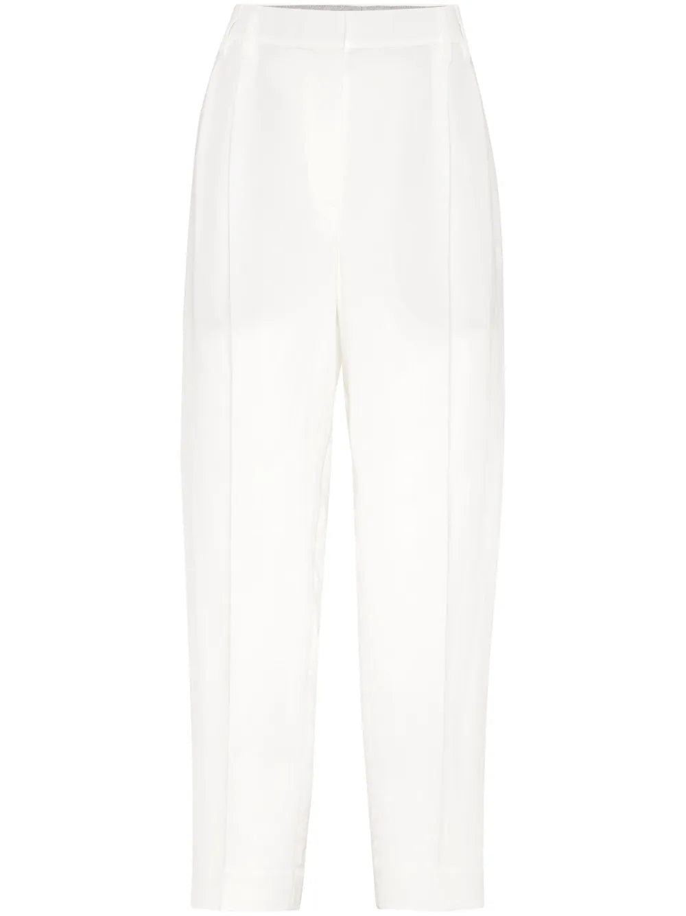 High-Waist Cropped Trousers