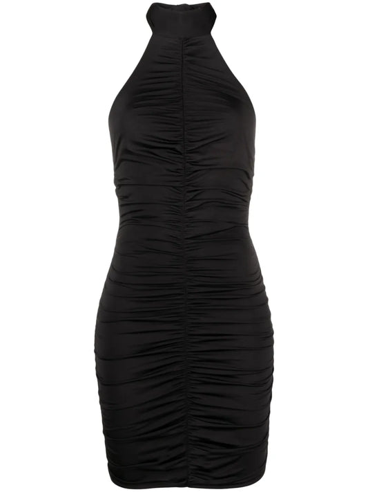 Ruched Halterneck Minidress