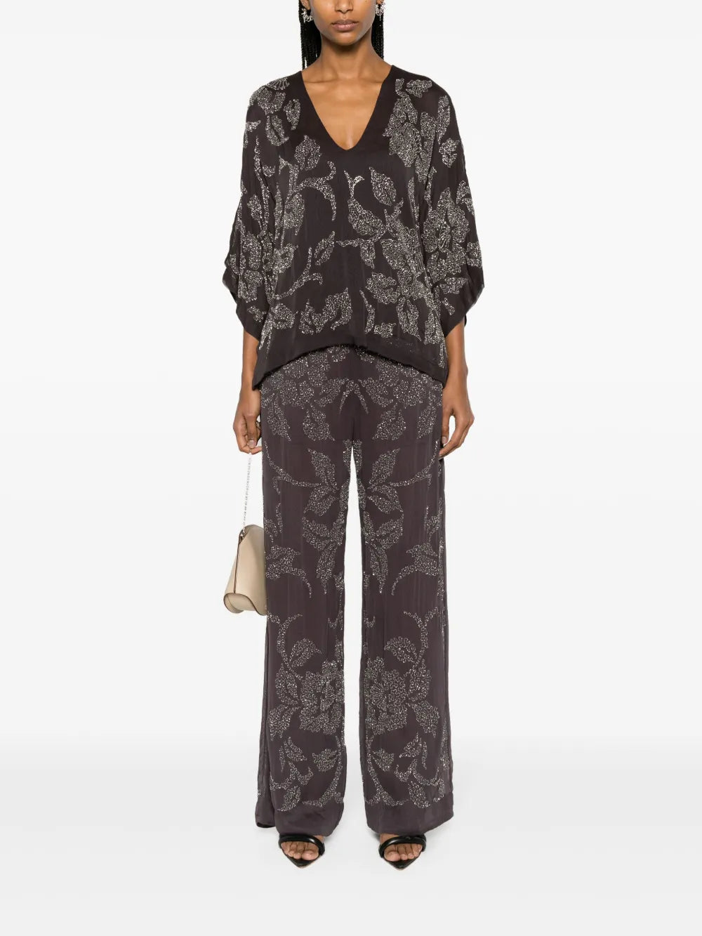 Rilda Sheer Beaded T-Shirt
