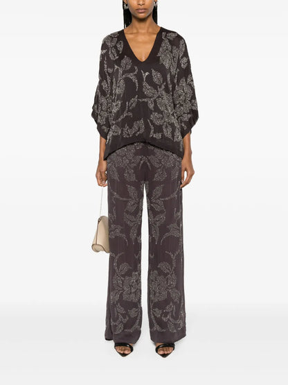 Rilda Sheer Beaded T-Shirt