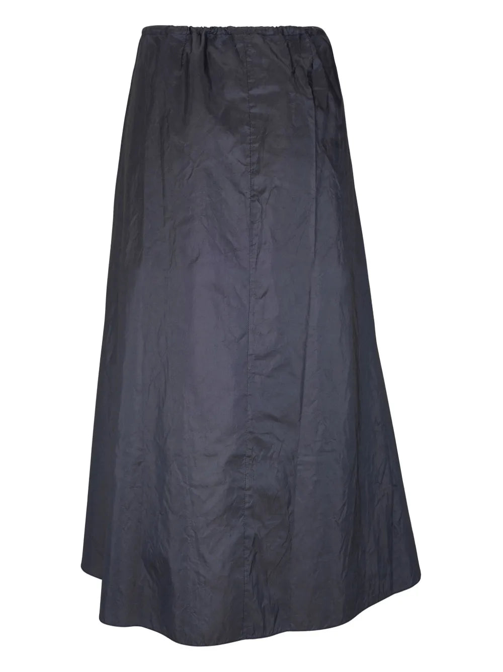 Elasticated-Waist Silk Skirt