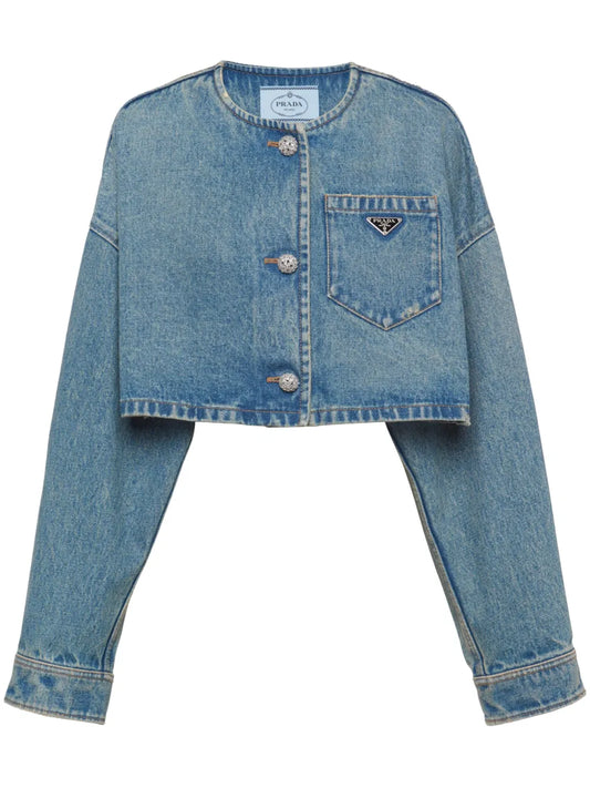 Denim Blouson Jacket
