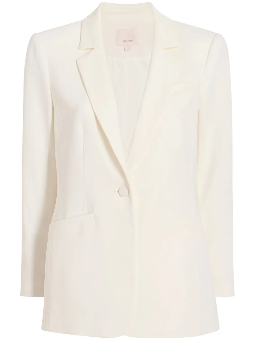 Karlie Notched-Lapel Single-Breasted Blazer