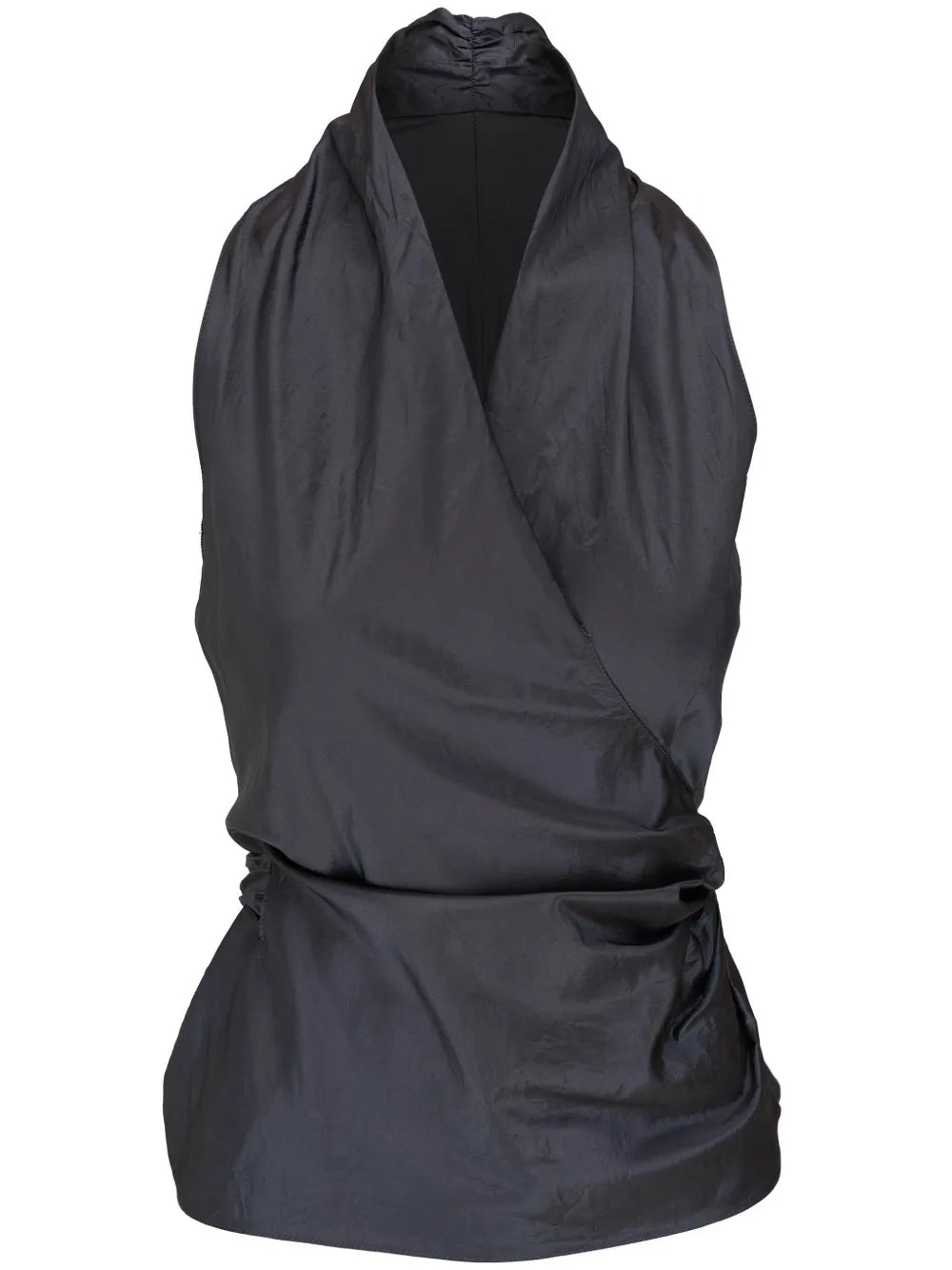 Wrap-Around Silk Top
