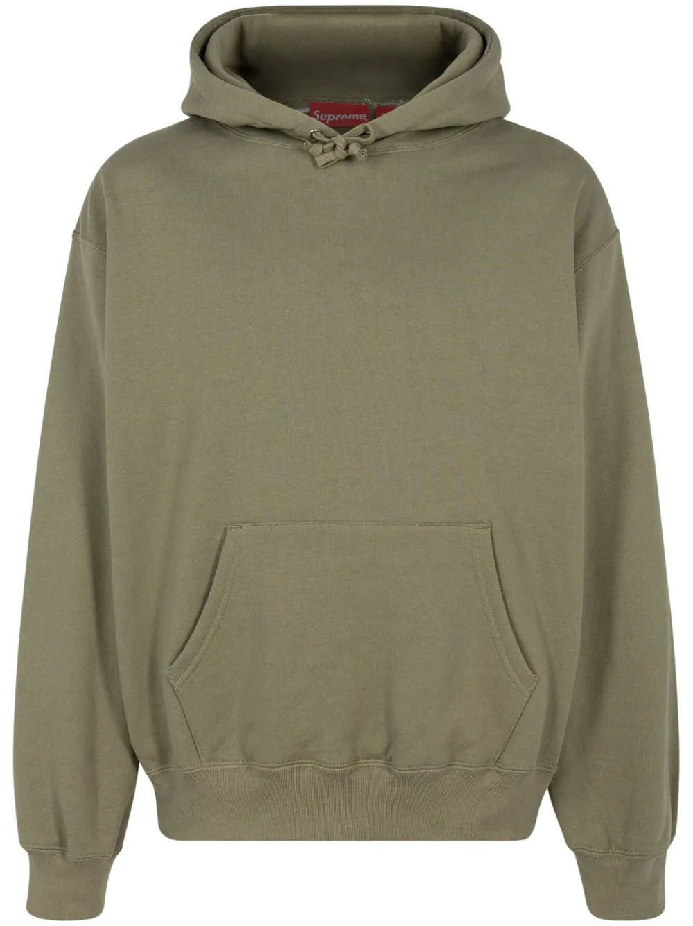 Satin Appliqué "Fw23 - Light Olive" Hoodie