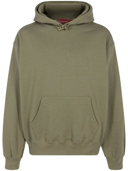 Satin Appliqué "Fw23 - Light Olive" Hoodie