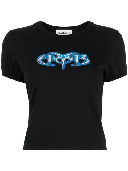 Logo-Flocked Cotton T-Shirt