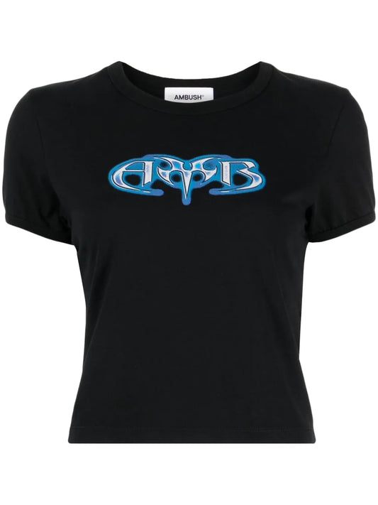 Logo-Flocked Cotton T-Shirt