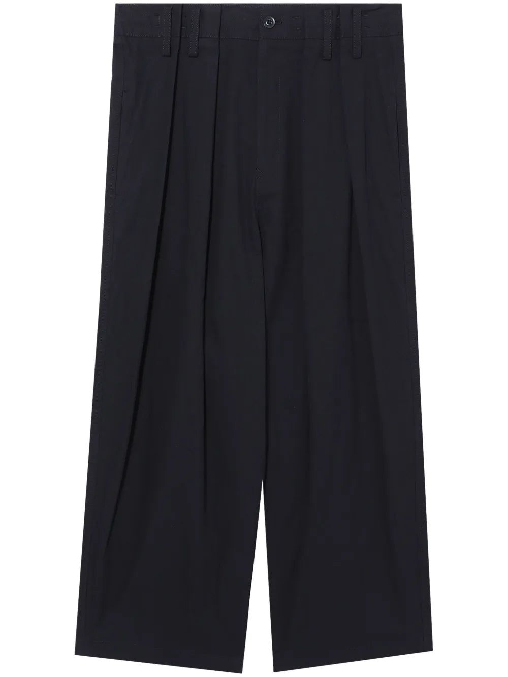 High-Waist Straight-Leg Trousers