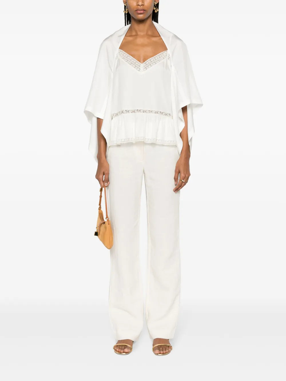 Open-Front Silk Bolero