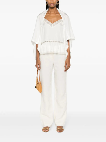 Open-Front Silk Bolero